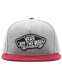 vans snapback hombre gris