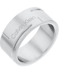 Calvin Klein Ring für Kollektion GRID - 35000191G - Schwarz