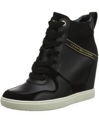 tommy hilfiger camo metallic wedge