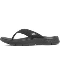 Skechers - Go Walk Flex Sandal Holly Zehentrenner Black EU 40 - Lyst