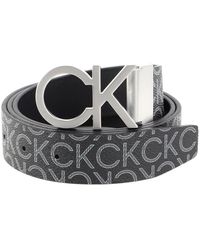 Calvin Klein - Gürtel Ck Rev.Adj. New Mono Belt 3.5 cm Kunstledergürtel - Lyst
