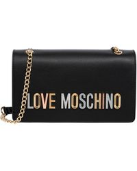 Love Moschino - Femme sac port� �paule black - Lyst