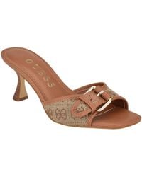 Guess - Dista Heeled Sandal - Lyst
