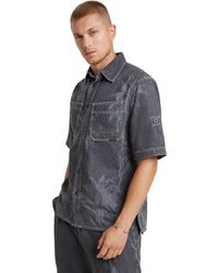 G-Star RAW - Slanted Double Pocket Regular Shirt SS Maglietta - Lyst