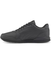 PUMA - Mens St Runner V3 L Lace Up Sneakers Shoes Casual - White, Black, 11 - Lyst