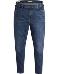 Levi's - Plus Size 721 High Rise Skinny Jeans Blue Wave Dark Plus 14 S - Lyst