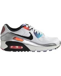 Nike - Air Max 90 Lace-up White Synthetic S Trainers Dc0835_101 - Lyst