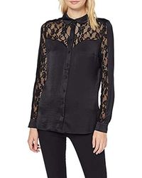 Guess LS Carla Shirt Camicia Donna - Nero