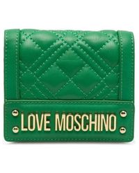 Love Moschino - PORTAFOGLI DONNA Molto piccolo 3 Credit CARD e Monete estat JC5601 - Lyst