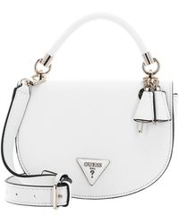 Guess - Gizele Small Hobo White - Lyst
