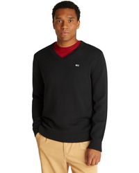 Tommy Hilfiger - Tjm Slim Essential Vneck Dm0dm19429 Pullover Sweater - Lyst