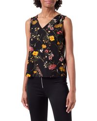 Vero Moda - Vmeasy Joy S/l V-neck Top Wvn Ga - Lyst