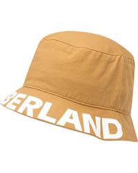 Timberland - Bucket Hat with Logo Printed Brim Color Wheat Talla S M para Hombre - Lyst