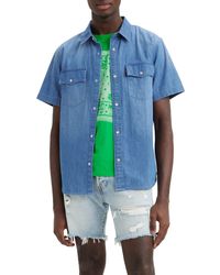 Levi's - SS Relaxed Fit Western - Lyst