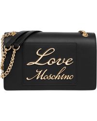 Love Moschino - Borsa a spalla Lovely love donna black - Lyst