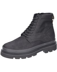 Clarks - Badell Hi Nubuck Boots In Black Standard Fit Size 10.5 - Lyst