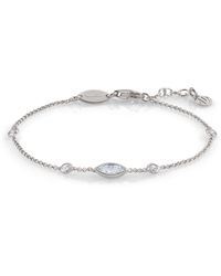 Nomination - Bracelet Bella Collection In 925 Sterling Silver And Cubic Zirconia. Shuttles - Lyst