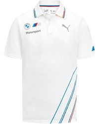 PUMA - 2023 BMW M Motorsport Team Polo Football Soccer T-Shirt Maglia - Lyst