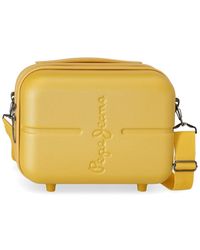 Pepe Jeans - Highlight Adaptable Toiletry Bag With Ochre Shoulder Bag 29 X 21 X 15 Cm Rigid Abs 9.14l - Lyst