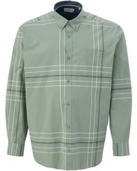 S.oliver - Big Size Hemd Langarm Green XXL - Lyst