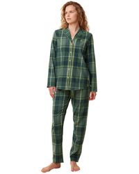 Triumph - Boyfriend Pw X Checks Pyjamaset - Lyst