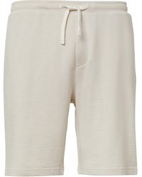 S.oliver - Detroit: Sweat-Bermuda mit Flammgarnstruktur im Relaxed Fit wollweiß XL - Lyst