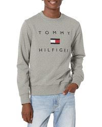 Tommy Hilfiger - Logo Crewneck Sweatshirt - Lyst