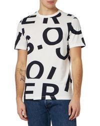 S.oliver - T-Shirt mit Logo Allover Print - Lyst
