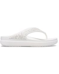 Crocs™ - Infradito Sloane con zeppa impreziosita | Sandali da donna - Lyst