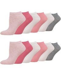 Tom Tailor - Bequeme Socken - Socken für den Alltag und Freizeit rosa 35-38 - im praktischen 12er - Lyst