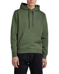 G-Star RAW - Premium Core Hooded Sweatshirt,green - Lyst