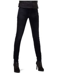 G-Star RAW - Jeans 3301 Mid Waist Skinny - Lyst