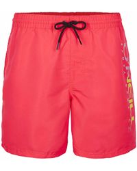 O'neill Sportswear - Cali Melted Print 16" Swim Shorts Trunks - Lyst
