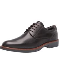 ecco contoured plain toe tie