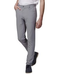 Calvin Klein - Way Stretch Trousers - Silver - Lyst