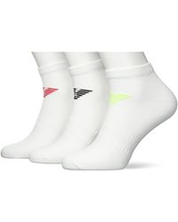 Emporio Armani - Casual 3-Pack 3 Pack Sneaker Socks - Lyst
