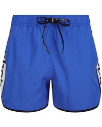 Reebok - S Silver Swim Shorts Blue/white M - Lyst