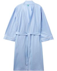 Benetton - 6g2p1c008 Dressing Gown Bathrobe - Lyst