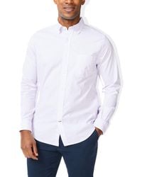 Nautica - Long Sleeve Button Down Poplin Shirt - Lyst