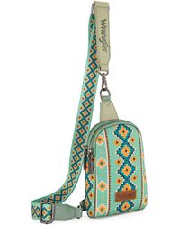 Wrangler - Aztec Crossbody Sling Bags For Cross Body Purse With Detachable Strap - Lyst