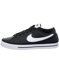 Nike - Sneakers court legacy canvas nere - Lyst