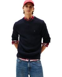 Tommy Hilfiger - Rwb Rib Crew Neck Mw0mw41516 Pullover Sweater - Lyst