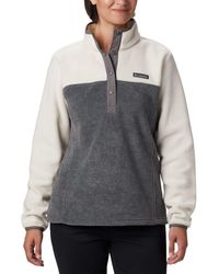 Columbia - Plus Size Benton Springs 1/2 Snap Pullover Fleece - Lyst