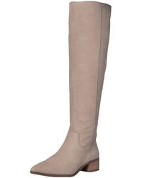 lucky brand over the knee suede boots