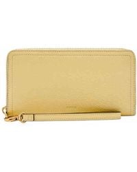 Fossil - Logan Leather Or Polyurethane Zip Clutch Wallet For - Lyst