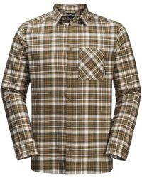 Jack Wolfskin - BERGWEG Shirt M Chipmunk 41 L - Lyst