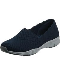 Skechers Rubber Seager - Stat (navy) Women's Shoes in Natural - Save 73% |  Lyst UK