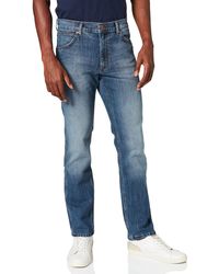 Herren Bekleidung Jeans Legere und locker sitzende Jeans Wrangler Denim Jeans greensboro in Blau für Herren 