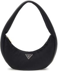 Guess - Sac à épaule Sunetra Mini Shoulder Bag Black noir - Lyst