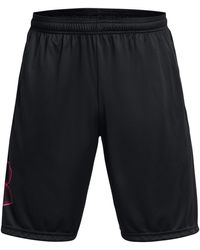 Under Armour - S Tech Graphics Shorts Black/pink L - Lyst